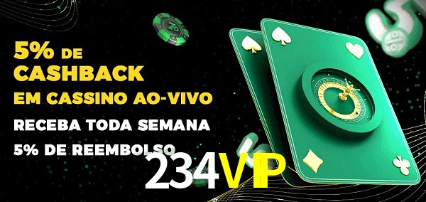 Promoções do cassino ao Vivo 234VIP